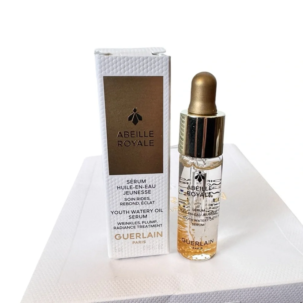Guerlain, Abeille Royale Youth Watery Oil Serum, 0.16oz/5ml and Branded Bag
